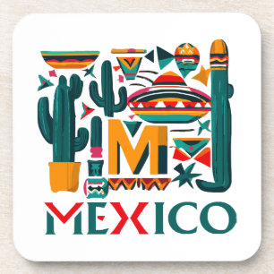 MEXICO BEVERAGE COASTER