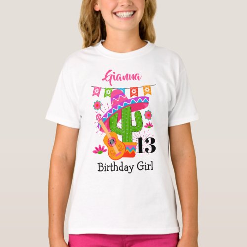 Mexico Birthday Girl Fiesta  Mexico Party Shirt