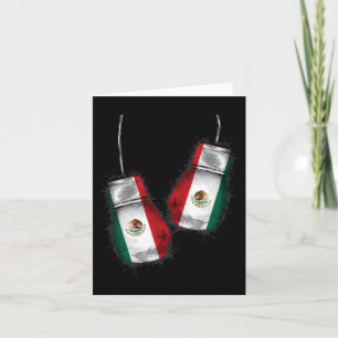 Mexico Boxing Gloves Mexican Pride Mexican Boxing Card