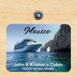 Mexico Cabo Arch Cruise Ship Stateroom Magnet<br><div class="desc">This design may be personalized in the area provided by changing the photo and/or text. Or it can be customized by clicking Personalize this Template and then choosing the click to customize further option and delete or change the color of the background, add text, change the text color or style,...</div>