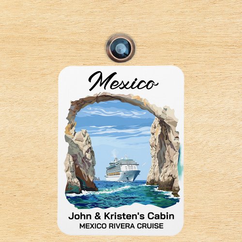 Mexico Cabo Arch Cruise Ship Stateroom Magnet
