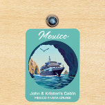 Mexico Cabo Arch Cruise Ship Stateroom Magnet<br><div class="desc">This design may be personalized in the area provided by changing the photo and/or text. Or it can be customized by clicking Personalize this Template and then choosing the click to customize further option and delete or change the color of the background, add text, change the text color or style,...</div>