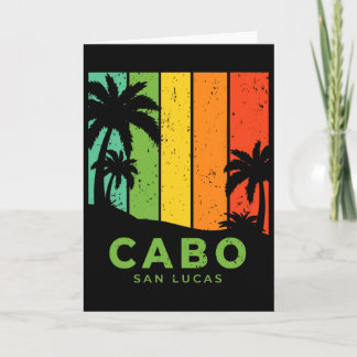 Mexico Cabo San Lucas Travel Vacation Vintage Souv Card