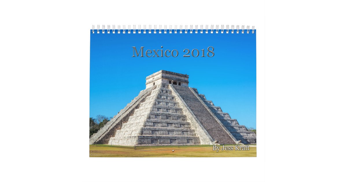 Mexico Calendar 2018 Zazzle