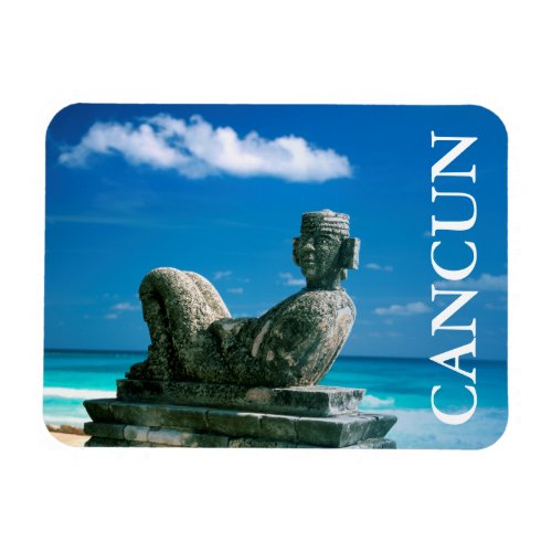 Mexico Cancun Beach Chac Mool Magnet