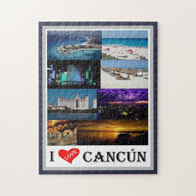 Mexico - Cancun I Love - Jigsaw Puzzle (Vertical)