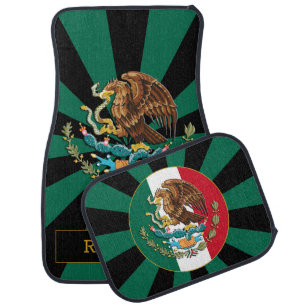 Mexico Car Floor Mat & Mexican Flag / Patriots