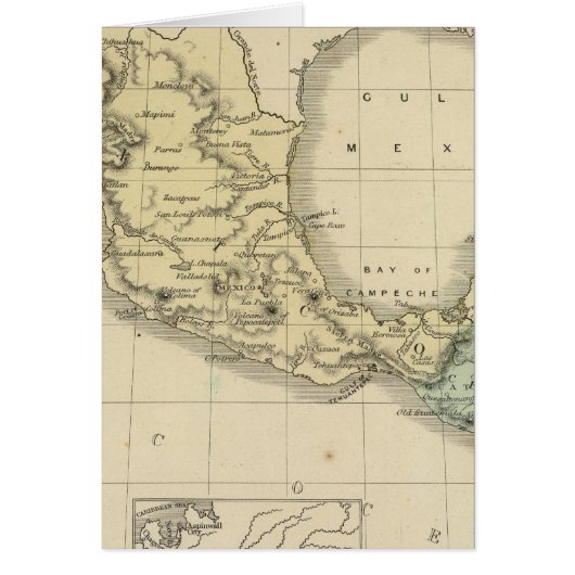 Mexico, Central America Cards (Front)