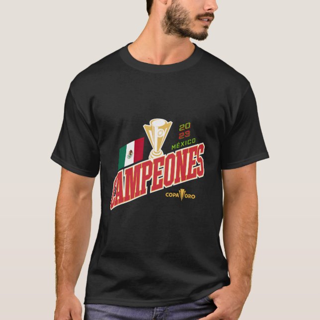 Mexico Champions Of The Gold-Cup T-Shirt (Front)