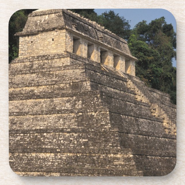 Mexico, Chiapas province, Palenque. Temple of 2 Coaster (Front)