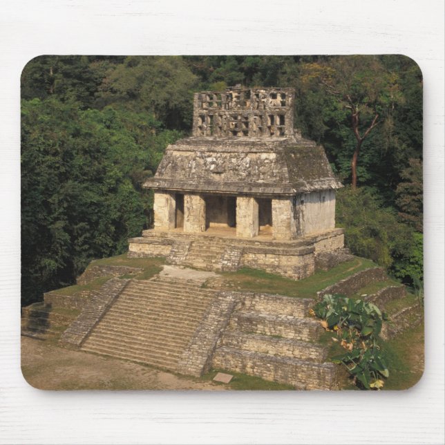 Mexico, Chiapas province,  Palenque, Temple of Mouse Pad (Front)