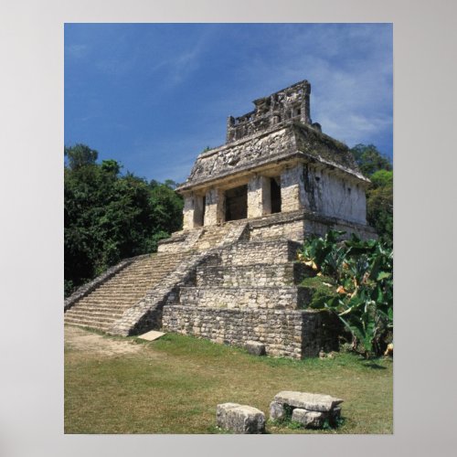 Mexico Chiapas province Palenque Temple of Poster