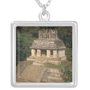 Mexico, Chiapas province,  Palenque, Temple of Silver Plated Necklace