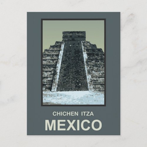Mexico Chichen Itza Postcard