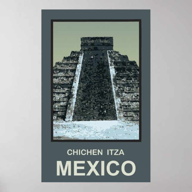 Mexico Chichen Itza Poster (Front)