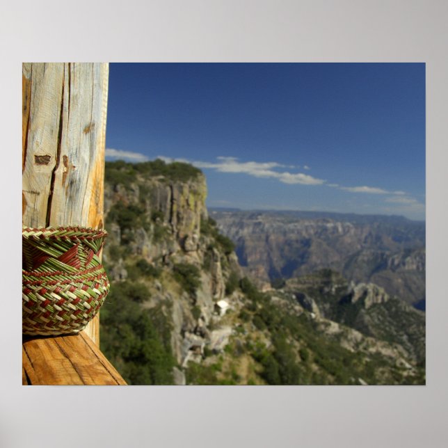 Mexico, Chihuahua, Copper Canyon. View from Poster (Front)