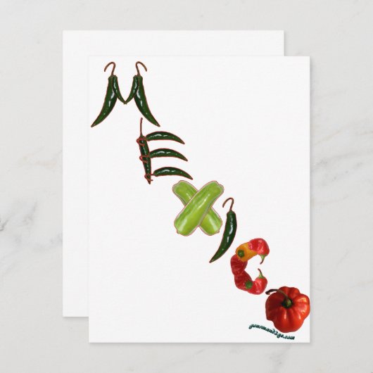 Mexico Chili Peppers (Front/Back)