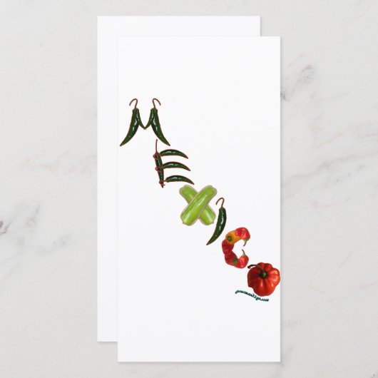 Mexico Chili Peppers (Front/Back)