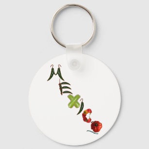 Mexico Chili Peppers Keychain