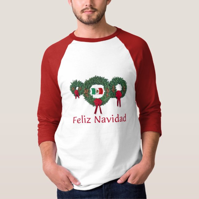 Mexico Christmas 2 T-Shirt (Front)