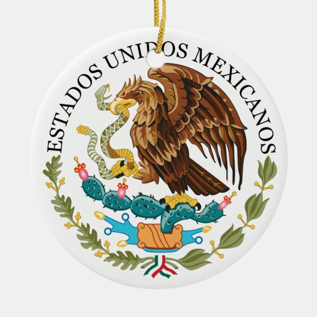 MEXICO Christmas Ornament / rnamento de la Navidad (Front)
