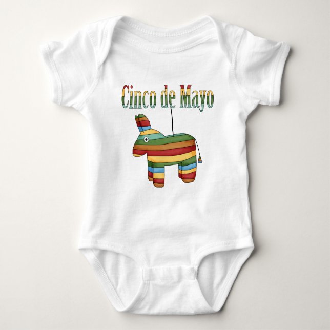 MEXICO Cinco de Mayo Baby Bodysuit (Front)