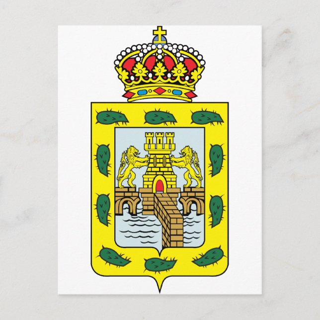 Mexico City Coat Of Arms Postcard (Front)