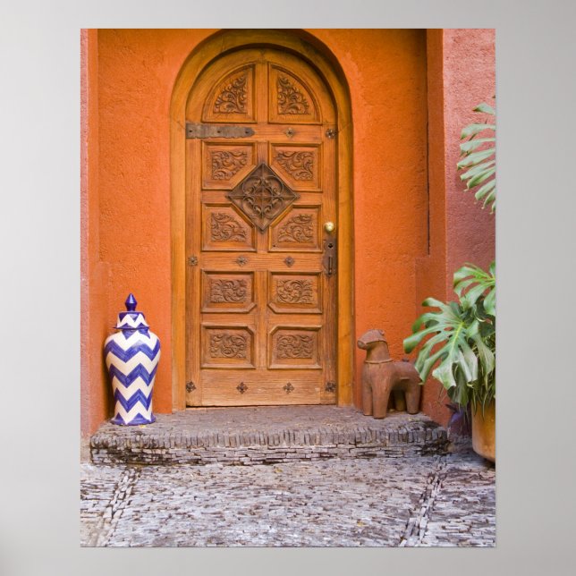 Mexico City, Guanajuato state, San Miguel. Casa de Poster (Front)