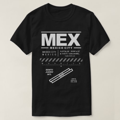 Mexico City International Airport MEX T_Shirt T_Shirt