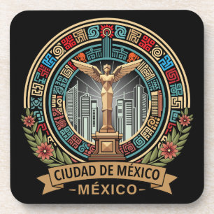 Mexico City Mexico Central America Beverage Coaster