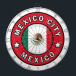 Mexico City Mexico Dartboard With Darts<br><div class="desc">Mexico City</div>