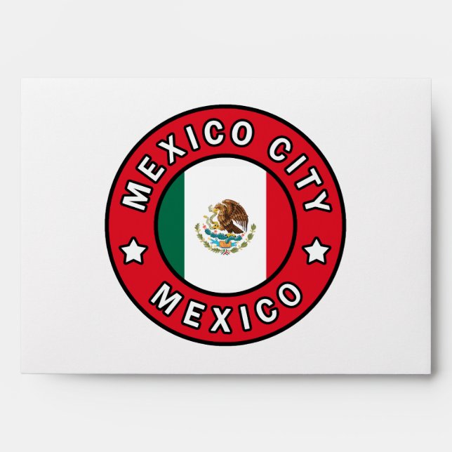 Mexico City Mexico Envelope (Front)