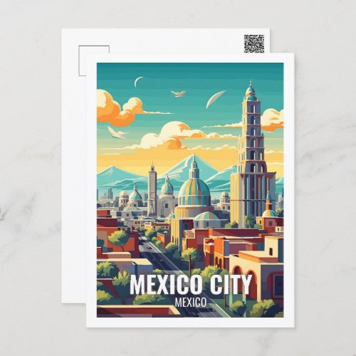 Mexico City Mexico Famous Travel Places Postcard