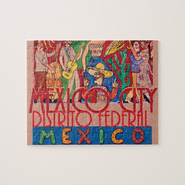 Mexico City Mexico Jigsaw Puzzle (Horizontal)
