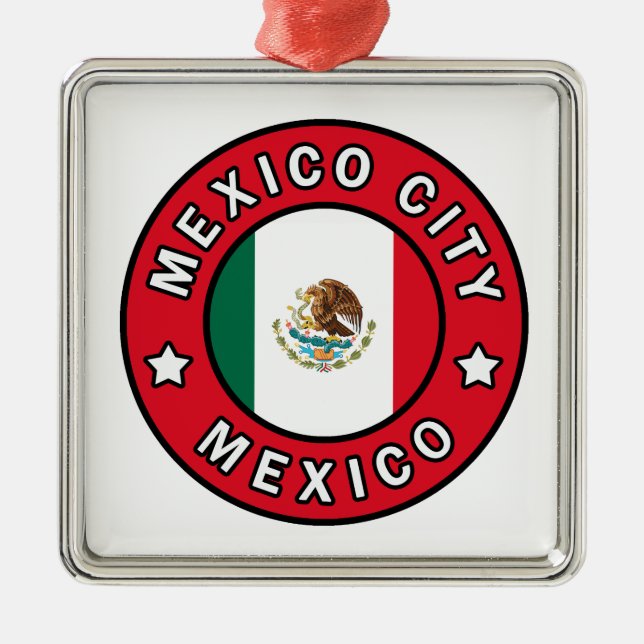 Mexico City Mexico Metal Ornament (Front)