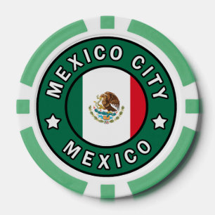 Mexico City Mexico Poker Chips