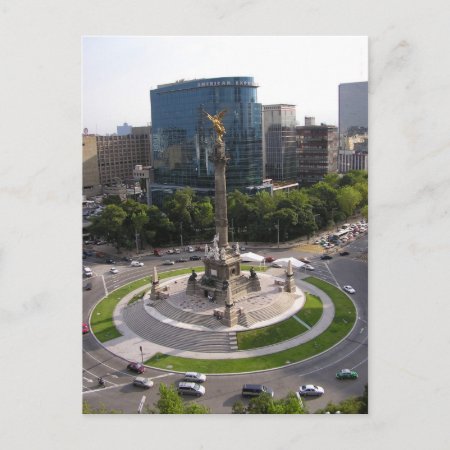 Mexico City Paseo De La Reforma Postcard