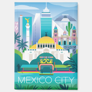 Mexico City Refrigerator Magnet