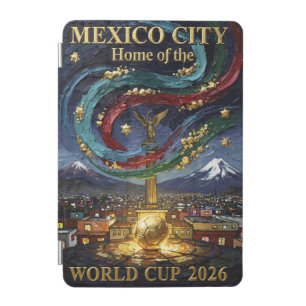 Mexico City Soccer Art 2026 Stadium iPad Mini Cover
