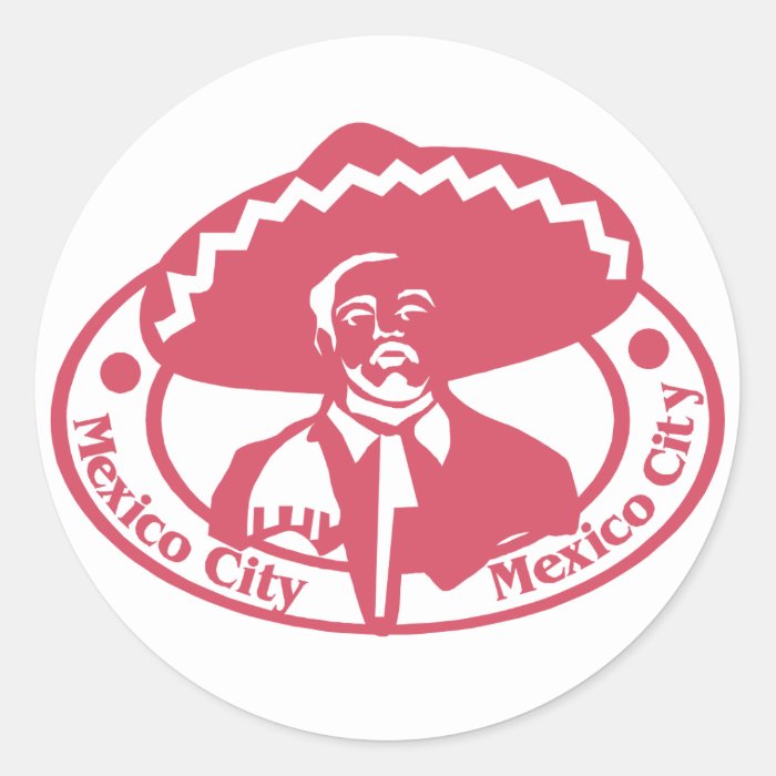 Mexico City Stamp Stickers