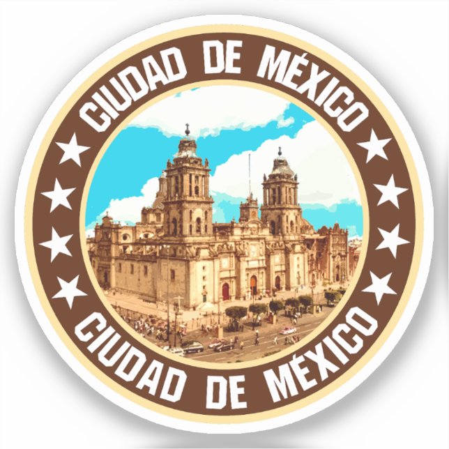 Mexico City                                        Sticker (Front)