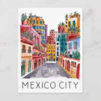 Mexico City watercolour