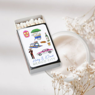 Mexico City wedding Matchboxes