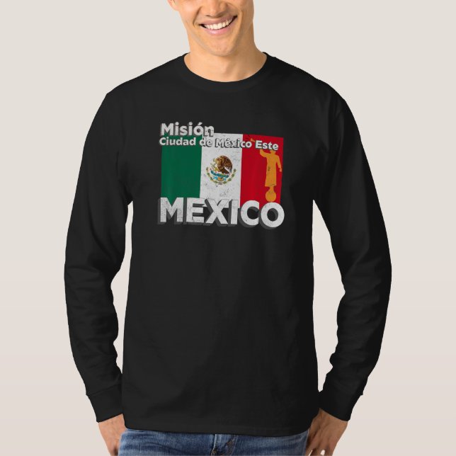 Mexico Ciudad de Mexico East Este LDS Mission Miss T-Shirt (Front)