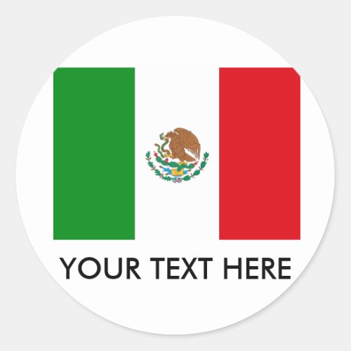 Mexico Classic Round Sticker