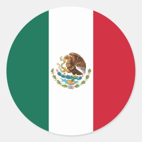 Mexico Classic Round Sticker