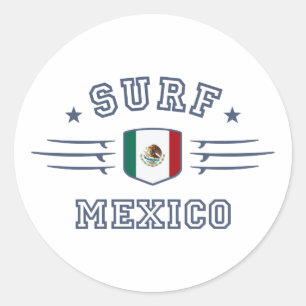 Mexico Classic Round Sticker