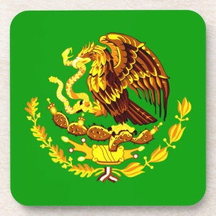 Mexico COA Gold Drink Coaster