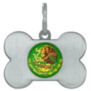 Mexico COA Gold Pet Name Tag