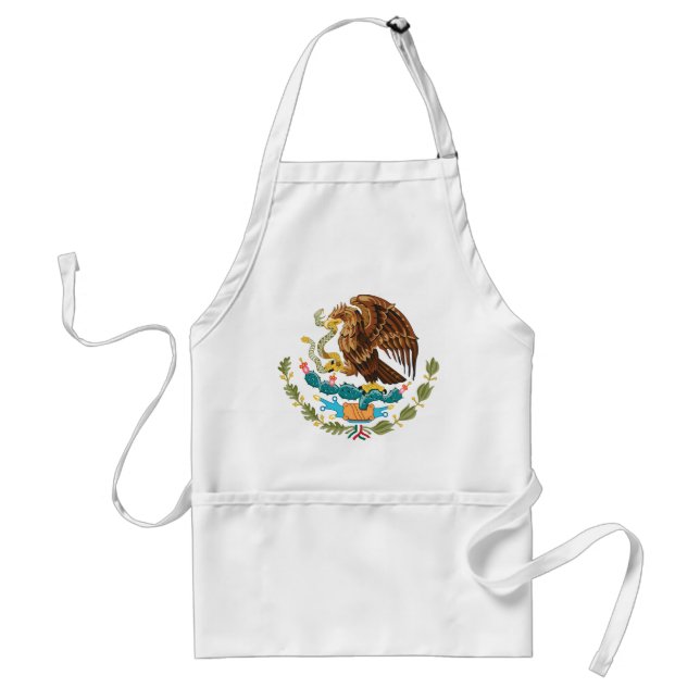 Mexico Coat of Arms Adult Apron (Front)